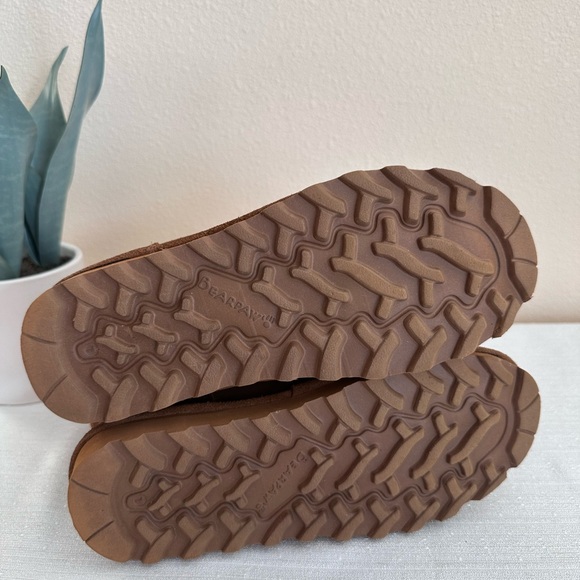 BearPaw Tan Suede/Sweater Fur Insulated Weatherproof Boots Women’s 7 - Picture 14 of 14